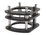 Trimming Machine Router Lift Table Base Aluminum Alloy Router Lift System with 4 Jaw Clamping Black V1294-YM0706-3114230108611