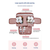 Travel Toiletry Bag Large Capacity Makeup Organizer, Wet/Dry Separation Ideal for Business V1192-AZ-W-8745