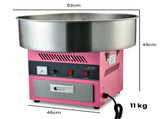 EUROCHEF 1000W Commercial Cotton Candy Machine Fairy Floss Maker V219-FODFLSEUCACM9