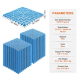 Modular Interlocking Cushion, 55 Pack 30 x 30 cm Splicing Mats, Soft PVC Interlocking V952-HZXSJDD1212YP3ROIV0
