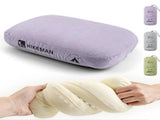 Purple Reversible Memory Foam Travel Pillow - All-Season Comfort Neck Support for Deep Sleep & V888-ELOSUNG32564