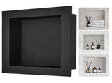 Shower Ready for Tile 40.64 x 40.64 cm, Single Shelf Organizer, Square Corners Wall-inserted V952-SLLYBK1C16YCJHDDFV0