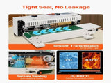Continuous Bag Band Sealing Machine, 6-12 mm Seal Width, Horizontal Band Sealer Machine with Digital V952-WSLXFKJTBPQBL6VXIV3