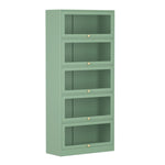 ArtissIn Buffet Sideboard Cupboard Cabinet Storage Mesh Doors Metal Green ELIA AI-SIDE-M-5D-02-GN-AB