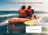 Towable Tubes for Boating 1-3 Riders Inflatable Boat Tubes Towables 510lbs V952-CQTL2QXK3R00F85JVV0