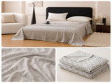 Silver Diamond Pattern Bamboo Fiber Summer Cooling Blanket 150200cm for Bed Sofa Air Conditioned V888-ELOSUNG54964-7