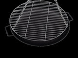 Tripod Garden Fire Pit BBQ Cast Iron & Steel Round Outdoor Fire Bowl V63-838851