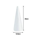 Lierteer Styrofoam Foam Cones Polystyrene for Crafts DIY Painting Triangle Tree 35cmX12.9cm V1189-LWWAL-20260327-05091