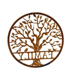 Laser Cut Round Family Tree Of Life Wall Art 50x50cm V637-71642FAM