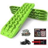 X-BULL Recovery tracks kit Boards Sand Mud Trucks 6pcs strap mounting 4x4 Sand Snow Car green GEN3.0 V211-AU-RT017