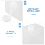 SWETRACE Collapsible Water Container with Lid Large Capacity Portable Transparent Plastic for V1189-LWWAL-20260327-03616