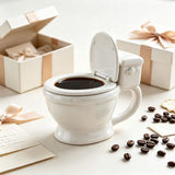 Toilet Coffee Cup Prank Water Cup Funny Ceramic Mug for Men Women - Gag Gift for Birthday Christmas V1366-AZ2-W-19829
