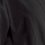 Jason 240GSM Waffle Polyester Cotton Kimono Ebony V442-WAM-BATHROBE-240GSMWAFFLE-EBONY-L