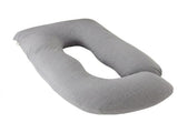 CARLA HOME U Shaped Pregnancy Pillow for Full Body Support Grey - Polyester - Full Body Pillow LSB-36502