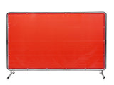 Welding with Frame, 6' x 8' Welding Curtain, Flame-Resistant Vinyl Welding Protection V952-DMSHJPF6X8YCCZQN5V0