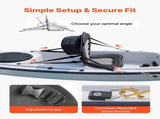 Kayak Seat, 1 Pack 12 mm Thick, Universal Paddle Board Seat with Back Support, Sit-on-Top Soft V952-PHTRZYEVAPMJEN4JO001V0