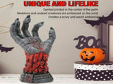 Right Hand Skeleton Rune Sculpture Halloween Skeleton Role Playing Hand Storage Stand Craft Ornament V1192-AZ-W-13868
