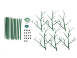 Plant Support Stakes Removable Garden Tree Branch Shape Green Plant Pole for Potted Plants and V1294-YM0901-3111240107012
