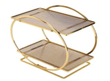 Dresser Perfume Organizer 2 Tier Perfume Stand Organizer Cosmetic Display Storage Shelf for Bathroom V1294-YM0901-3112250027811