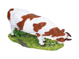 Cow Figurines Brown and White Model Ornament Animal Sculpture Resin Crafts for HomeLower Head V1294-YM0714-3111210267912