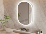 800x500mm LED Bathroom Mirror Oval Anti-Fog Dimmable Wall Mount V178-66708