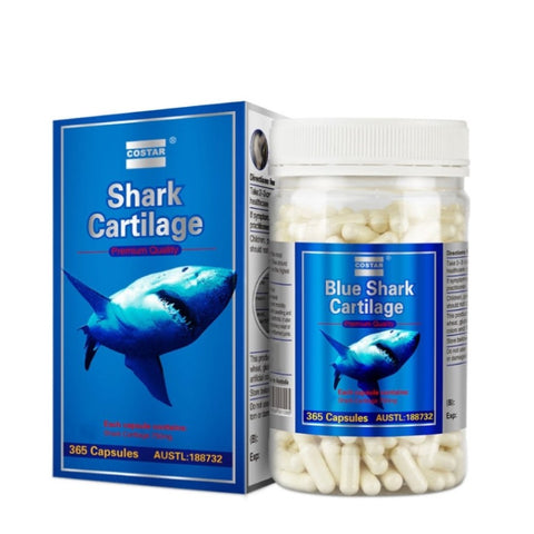 365x 750mg Blue Shark Cartilage Caps Costar Joint Anti Inflammatory Supplement V238-SUPDZ-32330642161744