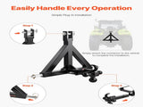 3 Point Trailer Hitch 2 in Receiver, 3pt Quick Hitch Attachment with 3 Trailer Balls, Tractor Tow V952-SJXJSQDKSXTQ3L0DH001V0