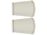Fabricshade Beige Silver Edge Craft European Style Simple Shade for E14 Screw Candlestick V1294-YM0710-3119210205011