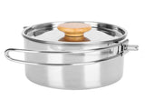 Stainless Steel Kettle Portable Folding Coffee Tea Pot for Outdoor Barbecue Camping Picnic V1294-YM0901-3111200245811