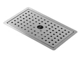 Kitchen Sink with Water Drainage Tray Stainless Steel Small Bar Sink Workstation Basin for V1294-YM0901-3118240184211
