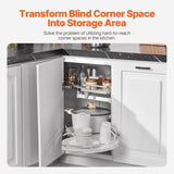 VEVOR 2 Tier Swing Right Blind Corner Cabinet Pull Out Soft Close Organizer V952-MJSNHSPYKDGGG6BZ9V0