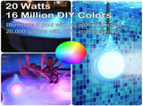 Pool Lights for Above Ground Pools Underwater,Submersible LED Pool Lights for Inground Pools V1192-AZ-W-17162