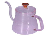 Long Spout Kettle Large Capacity Heat Resistant Easy to Clean Long Mouth Coffee PotPink V1294-YM0714-3118210257911