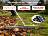 Landscape Rake, 914 mm Wide Head 2590 mm Handle, Large Heavy Duty Aluminum Landscaping Leaf Rake V952-YSSCPLHJ36IN5C4LD001V0