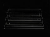 3 Tiers Bar Bottle Rack Clear Acrylic Display Risers Liquor Bottle Stand for Cupcake Collectibles V1294-YM0901-3117240279611