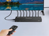 Simplecom CM317 7-Port HDMI 2.0 Switch with Remote 7 IN 1 OUT Splitter HDCP 2.2 4K60Hz V28-SIMCM317