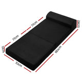 Giselle Bedding Foldable Mattress Folding Foam Bed Mat Black FOAM-MFM-CU02-MES-BK