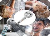 Handheld Shower Spray Head, Reusable Water Saving Design V1263-JX-5205