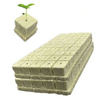 100 Pcs Rockwool Cubes, 1.57 Rock Wool Planting Cubes, Rock Wool for Hydroponic Growing, Perfect for V1192-AZ-W-17514
