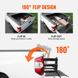 Truck Bed Extender, Aluminum Retractable Tailgate Extender, 131cm-162.6cm Adjustable Length, Fits V952-KCCKZKHSLHJ4KC60EV0