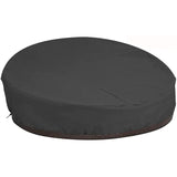 Round Garden Sofa Bed Cover Waterproof 210D Oxford Black, D228 x H83 cm V1189-WXF-521-0022