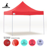 Wallaroo 3x3 PopUp Red Gazebo Marquee Outdoor Tent GAZ-POP-3X3-RD