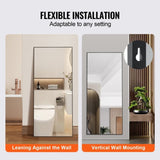 Full Length Mirror, 1800x785 mm, Extra Large Standing Hanging or Leaning Rectangle Floor Mirror with V952-WZJFXLDJ71YC7E8I7V0