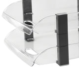 Desk File Letter Tray Layered Classified Documents Rack Acrylic Office Storage Rack Transparent 2 V1294-YM0626-3117220312913