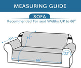 Reversible Sofa Cover for 3 Cushion Couch Water Resistant Couch Cover for Dogs Non Slip Furniture V1258-DP02-C-1277