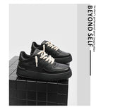 Bread Shoes Chunky Sneakers Casual Sneakers Australia Height Increasing Shoes - Black - Size V1102-M-SHOE-67023-BLAC-11AU11EU44