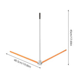 Versatile Football Kicking Tee Stand Metal Adjustable for Rugby Youth Football Training Sessions V1192-AZ-W-28277