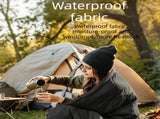Blue Lightweight Travel Blanket with Buckle 0.68kg Waterproof Nylon Poncho for Camping and Picnic V888-ELOSUNG56530