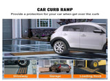 Curb 2 Pack, 6.5 cm Rise, Rubber Driveway Ramps, Heavy Duty 15 tons Weight Capacity Threshold V952-ZXDBLYPDGB2483DSGV0