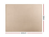 Artiss Tatami Mat Floor Mattress 3cm Thick Futon Mattresses Mellow Mat Rugs Living Room Beige TTM-MAT-200X200-BG